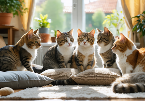 découvrez des stratégies efficaces pour maintenir la paix et l'harmonie entre plusieurs chats dans votre foyer, en évitant les conflits et favorisant une cohabitation sereine.