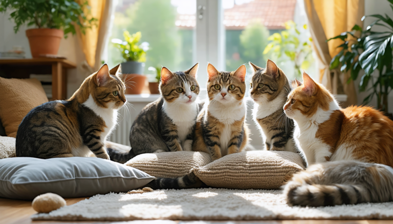 découvrez des stratégies efficaces pour maintenir la paix et l'harmonie entre plusieurs chats dans votre foyer, en évitant les conflits et favorisant une cohabitation sereine.
